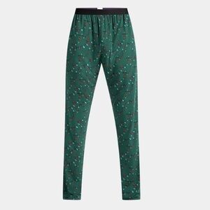meundies lounge pants festive holiday Christmas “Light Me Up” medium bottoms